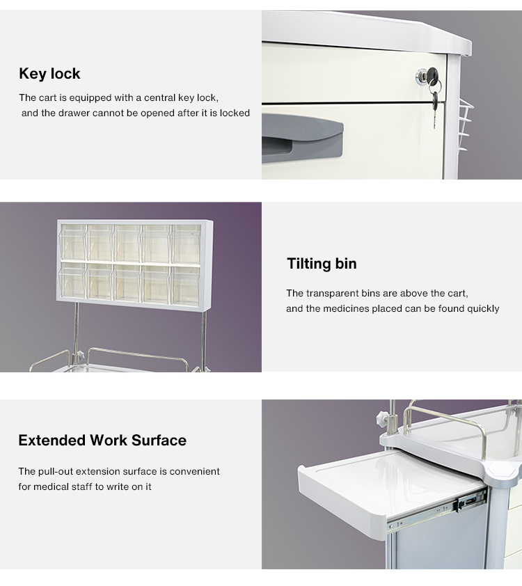 MK-C06B Anesthesia Trolley For Hospital